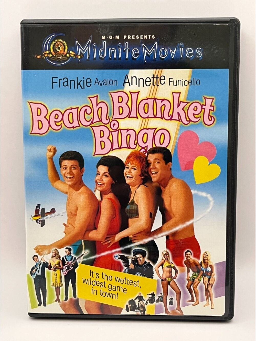 Beach Blanket Bingo DVD Midnite Movies Frankie Avalon 1960s Comedy William Asher